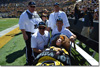 Kid Captain Faith LeMaster at IA-ISU game