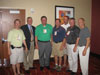 Joel Oswald, Rick Wulkow, Fred Perkins, Dave Severson, Josh Berka, Terry Carson, and Ralph Edwards