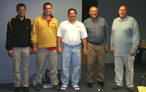 Josh Berka - Executive Secretary, Ted Sueppel - VP, Dave Severson - President, Gene Vineyard - Member-at-Large, and Dave Huling - Assistant Exec Sec